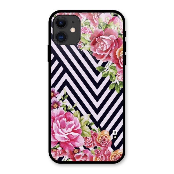 Bloom Zig Zag Glass Back Case for iPhone 11