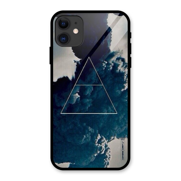 Blue Hue Smoke Glass Back Case for iPhone 11