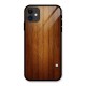 Brown Wood Design Glass Back Case for iPhone 11