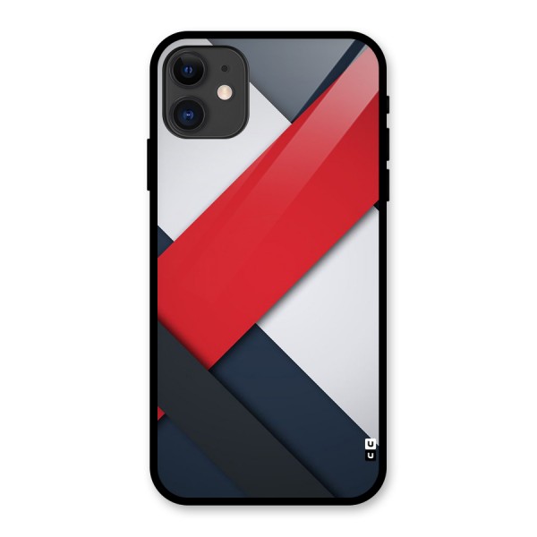 Classic Bold Glass Back Case for iPhone 11