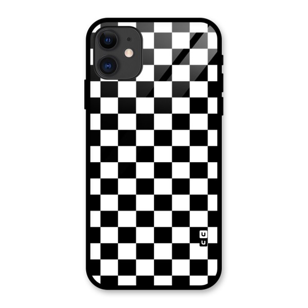 Classic Check Glass Back Case for iPhone 11