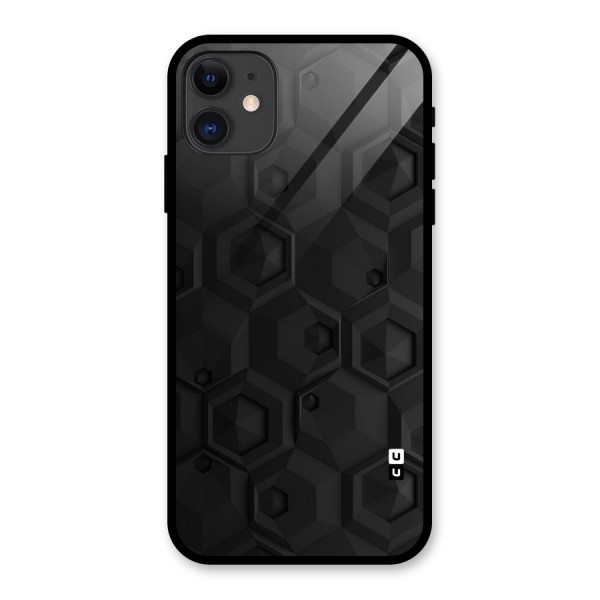 Classic Hexa Glass Back Case for iPhone 11