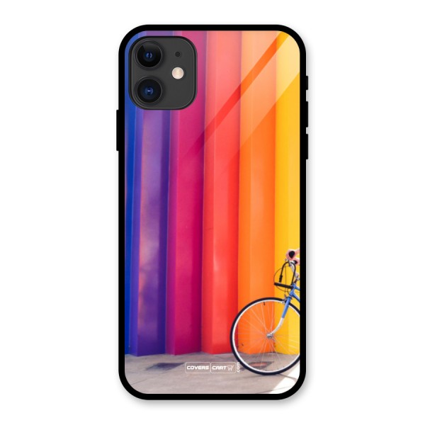 Colorful Walls Glass Back Case for iPhone 11