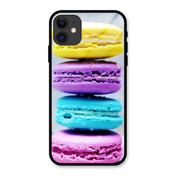 Colourful Whoopie Pies Glass Back Case for iPhone 11