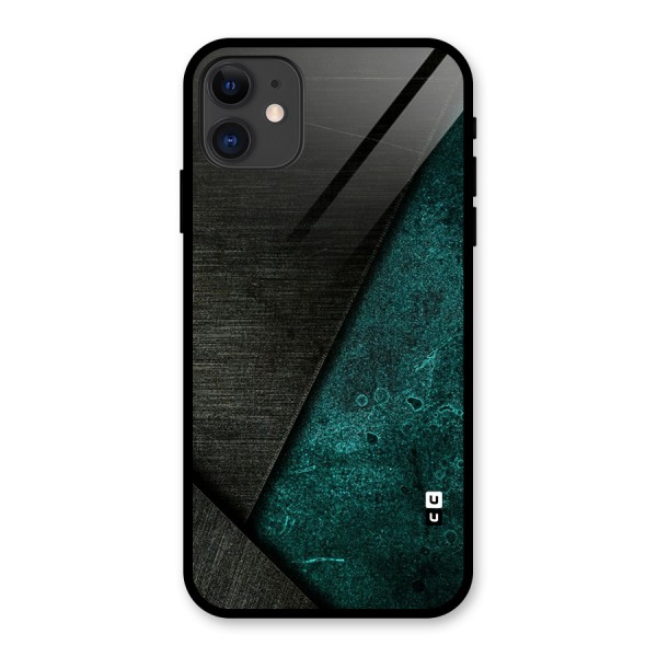 Dark Olive Green Glass Back Case for iPhone 11