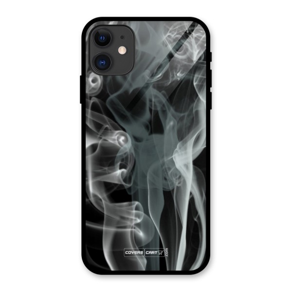 Dense Smoke Glass Back Case for iPhone 11