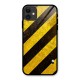 Diagonal Road Pattern Glass Back Case for iPhone 11