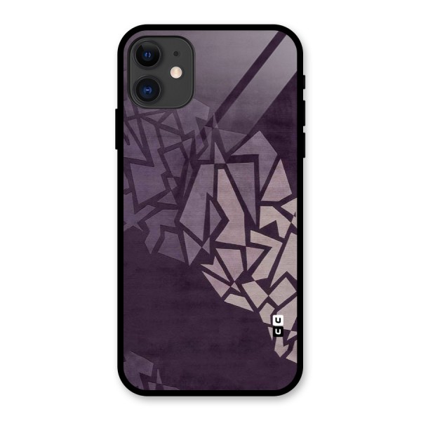 Fine Abstract Glass Back Case for iPhone 11