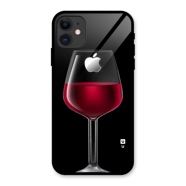 Fruit Printed Design Glass Back Case for iPhone 11