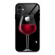 Fruit Printed Design Glass Back Case for iPhone 11