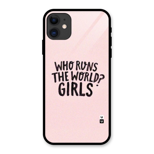 Girls World Glass Back Case for iPhone 11