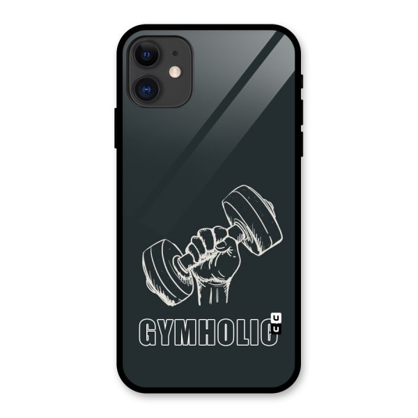 Gymholic Design Glass Back Case for iPhone 11