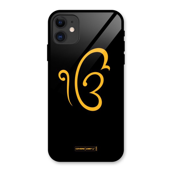 Ik Onkar Glass Back Case for iPhone 11