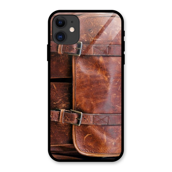 Bag Design (Printed) Glass Back Case for iPhone 11