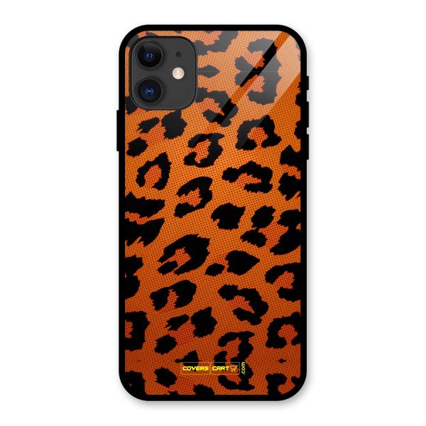 Leopard Glass Back Case for iPhone 11