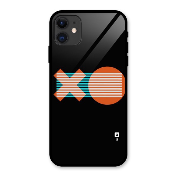 Minimal Art Glass Back Case for iPhone 11