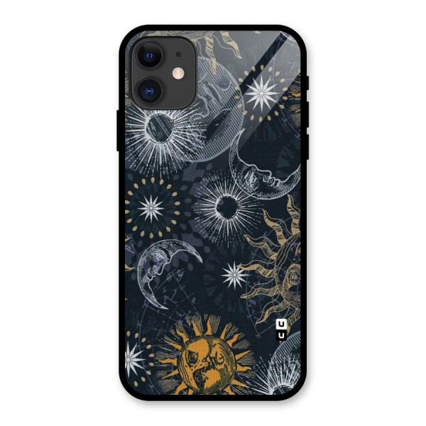 Moon And Sun Glass Back Case for iPhone 11