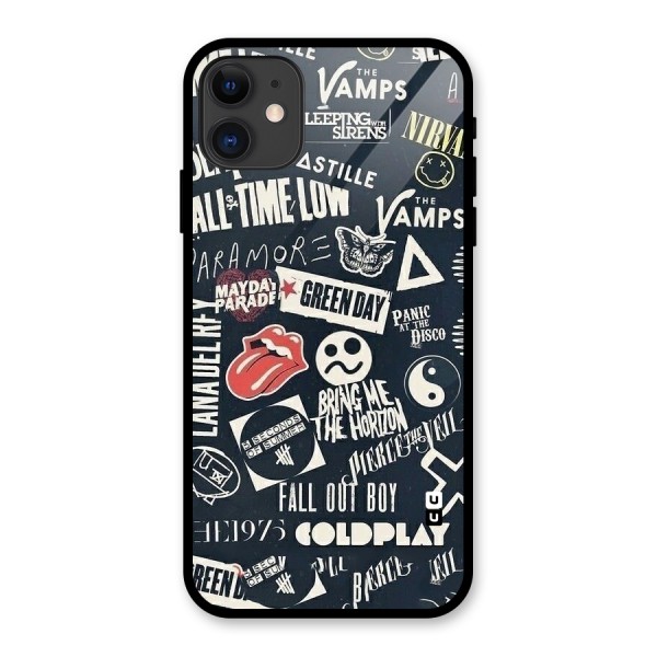 Music My Paradise Glass Back Case for iPhone 11