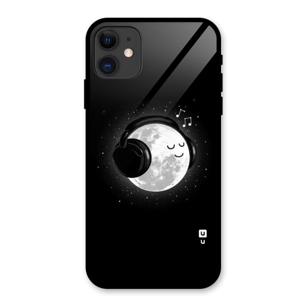 Music World Enjoying Glass Back Case for iPhone 11