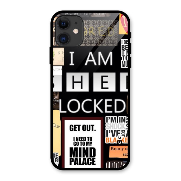 Mystery Pattern Glass Back Case for iPhone 11