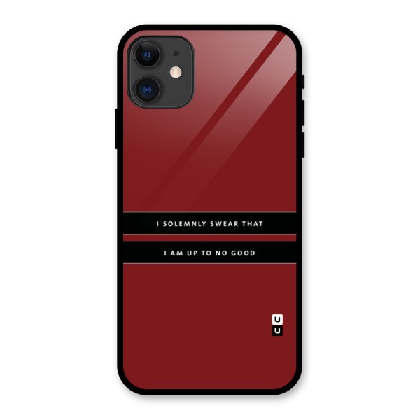 No Good Swear Glass Back Case for iPhone 11