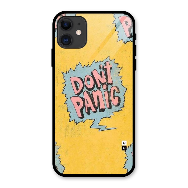 No Panic Glass Back Case for iPhone 11