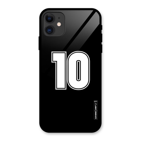 Number 10 Glass Back Case for iPhone 11