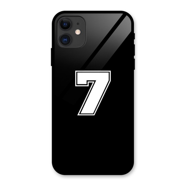 Number 7 Glass Back Case for iPhone 11
