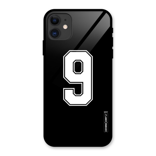 Number 9 Glass Back Case for iPhone 11