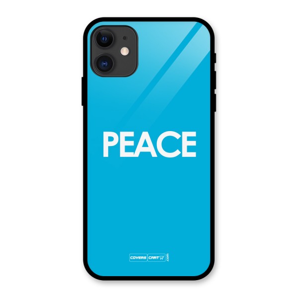 Peace Glass Back Case for iPhone 11