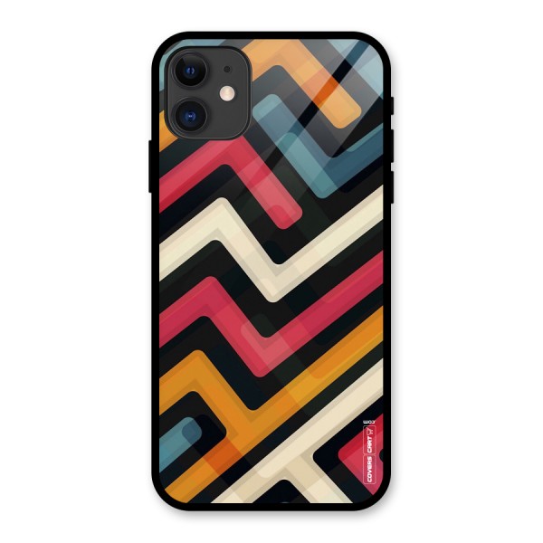 Pipelines Glass Back Case for iPhone 11