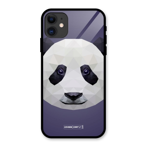 Polygon Panda Glass Back Case for iPhone 11