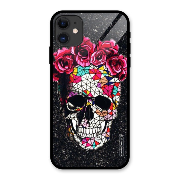 Pretty Dead Face Glass Back Case for iPhone 11