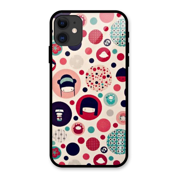 Quirky Glass Back Case for iPhone 11