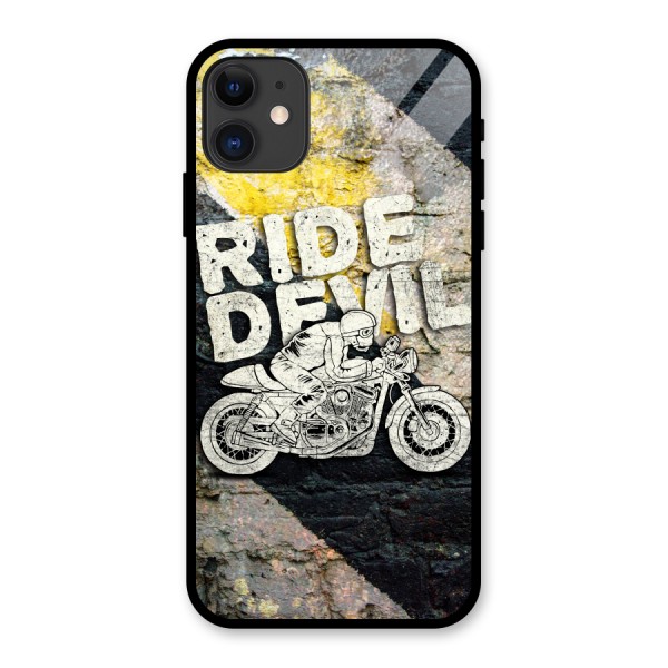 Ride Devil Glass Back Case for iPhone 11
