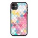 Rocks Pattern Design Glass Back Case for iPhone 11