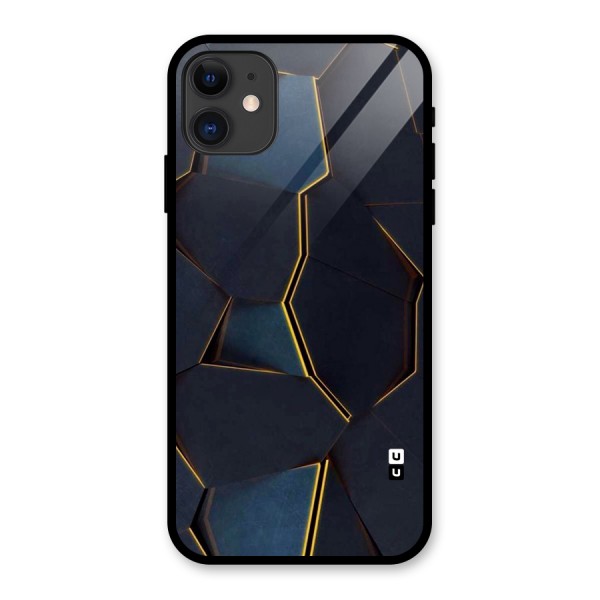 Royal Abstract Glass Back Case for iPhone 11
