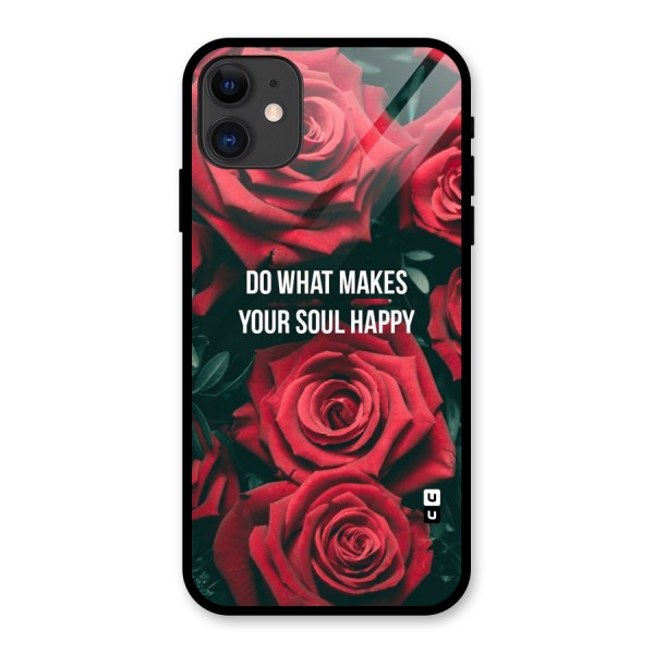 Soul Happy Glass Back Case for iPhone 11