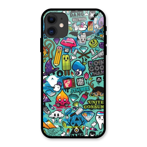 Sweet Candies Glass Back Case for iPhone 11