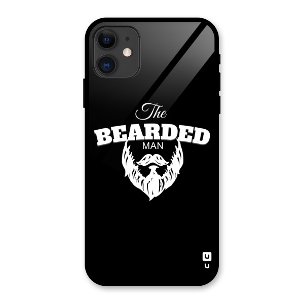 The Bearded Man Glass Back Case for iPhone 11
