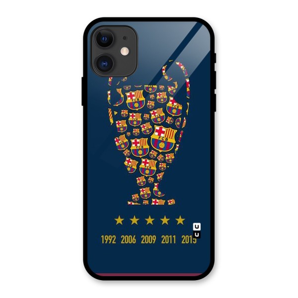 Trophy Team Glass Back Case for iPhone 11