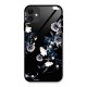 White Flora Glass Back Case for iPhone 11