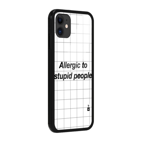 Allergic Glass Back Case for iPhone 11