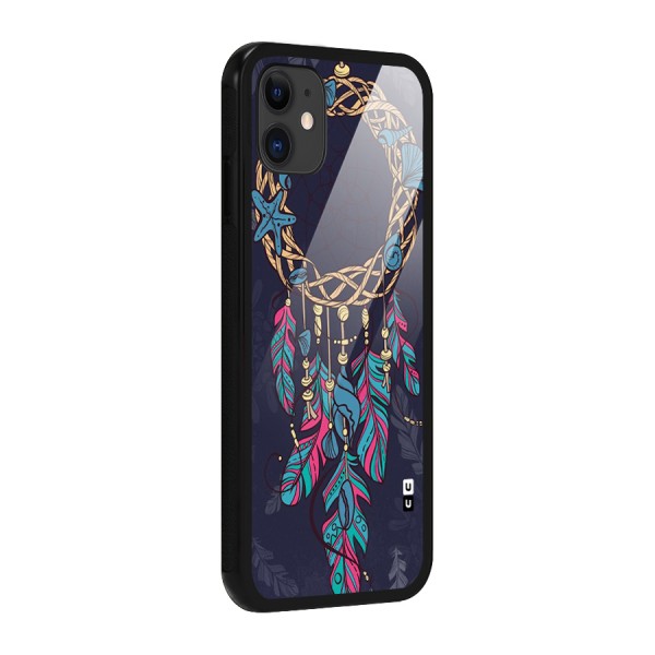 Animated Dream Catcher Glass Back Case for iPhone 11