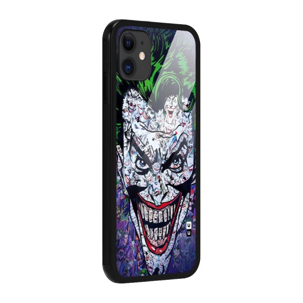 Art Face Glass Back Case for iPhone 11