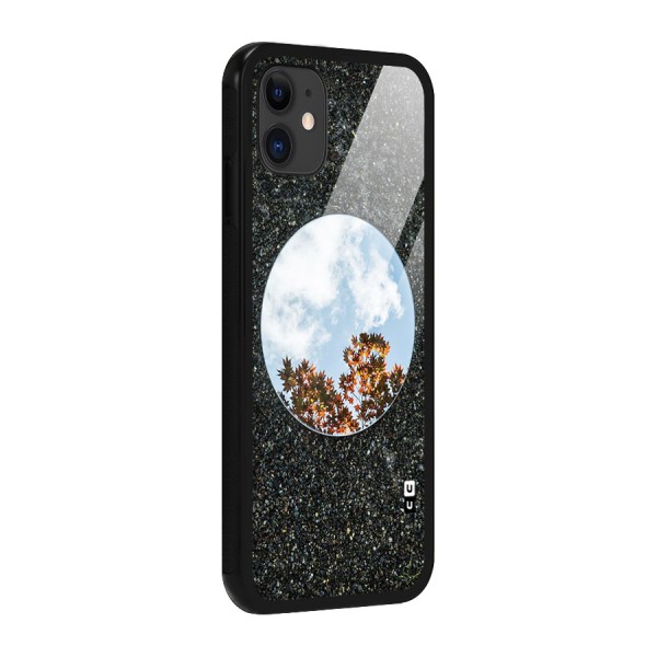 Beautiful Sky Leaves Glass Back Case for iPhone 11