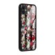 Butterfly Flowers Glass Back Case for iPhone 11