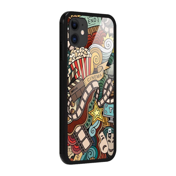 Cinematic Design Glass Back Case for iPhone 11