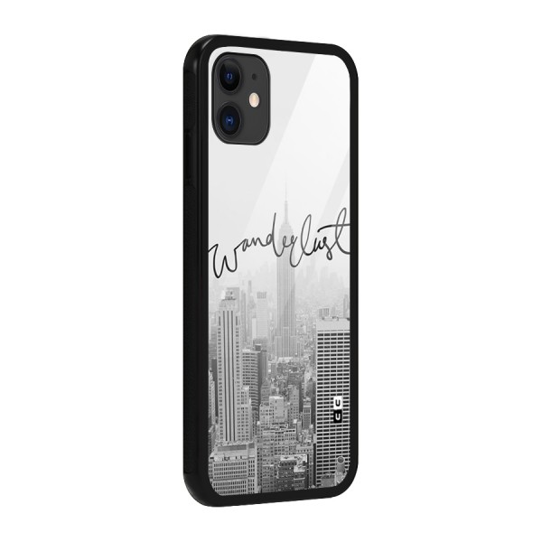 City Wanderlust Monochrome Glass Back Case for iPhone 11