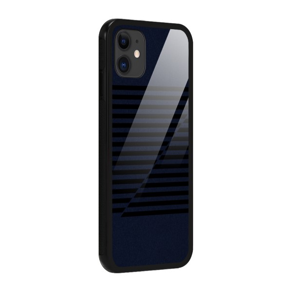 Classic Stripes Cut Glass Back Case for iPhone 11